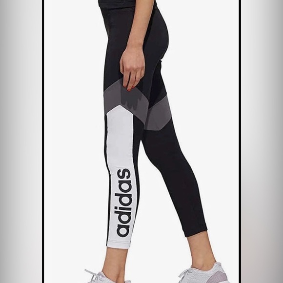 Adidas Aeroready Women's Color Blocked Leggings Tights - Picture 1 of 7